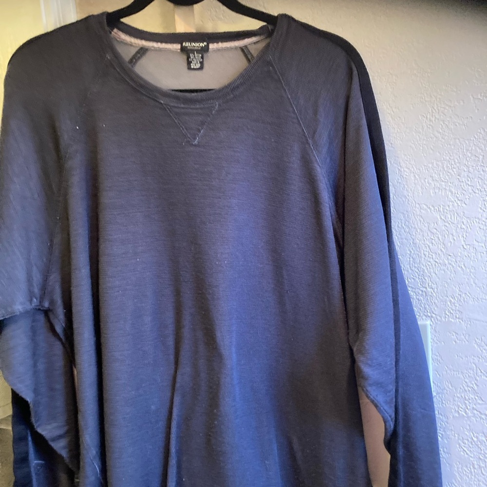 Reunion Men’s Black Long Sleeve Top